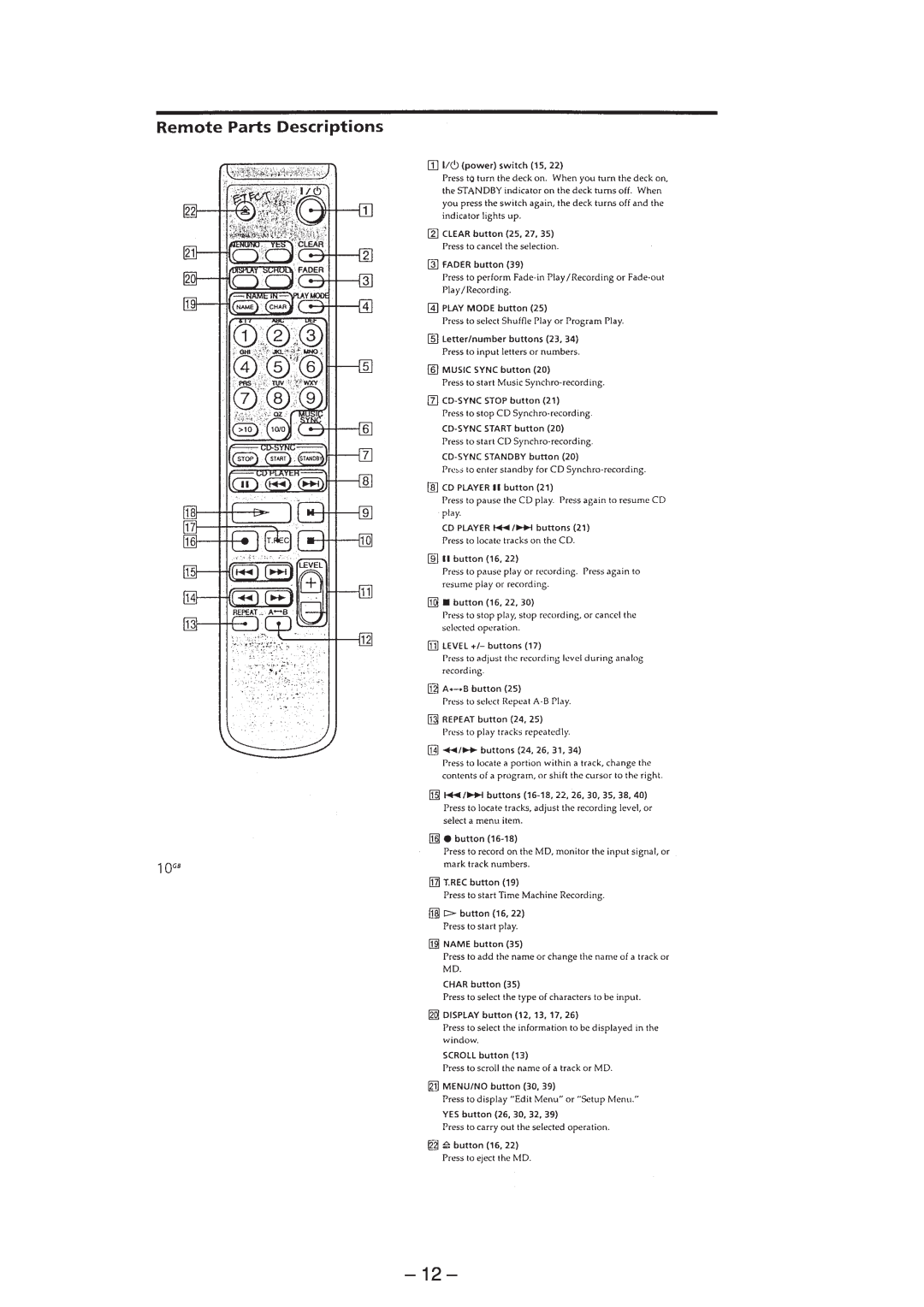 Sony MDS-JE530 service manual 