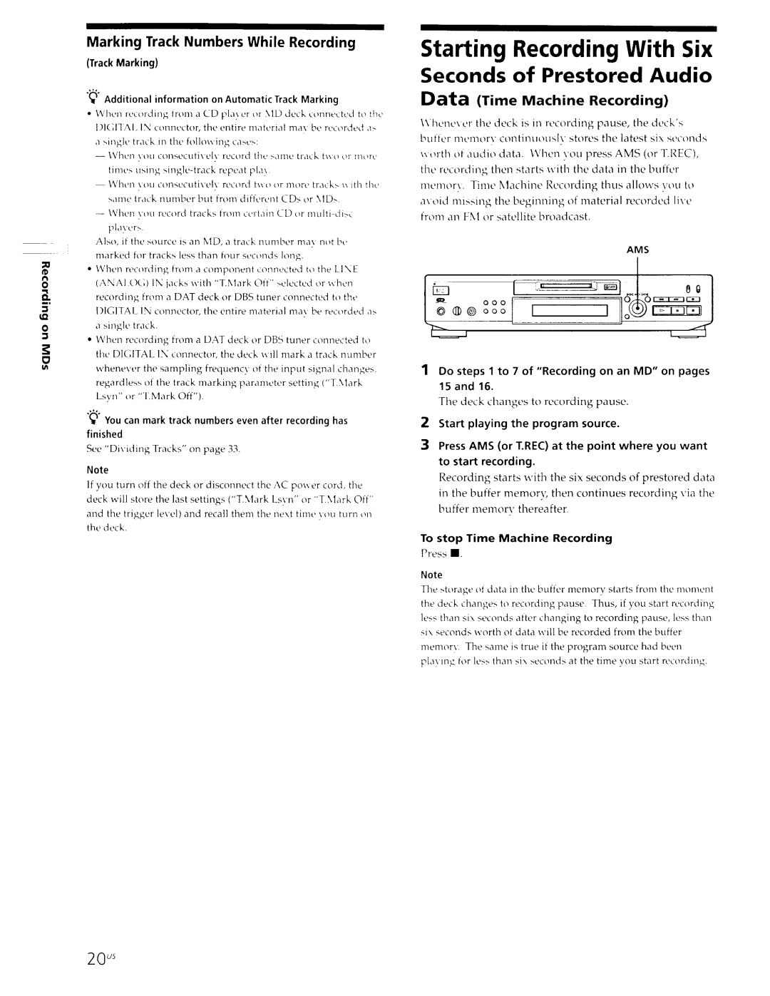 Sony MDS-JE630 manual 