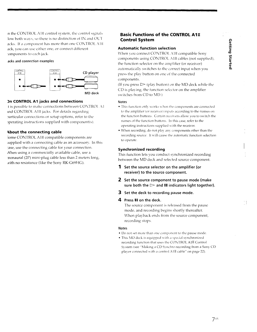 Sony MDS-JE630 manual 