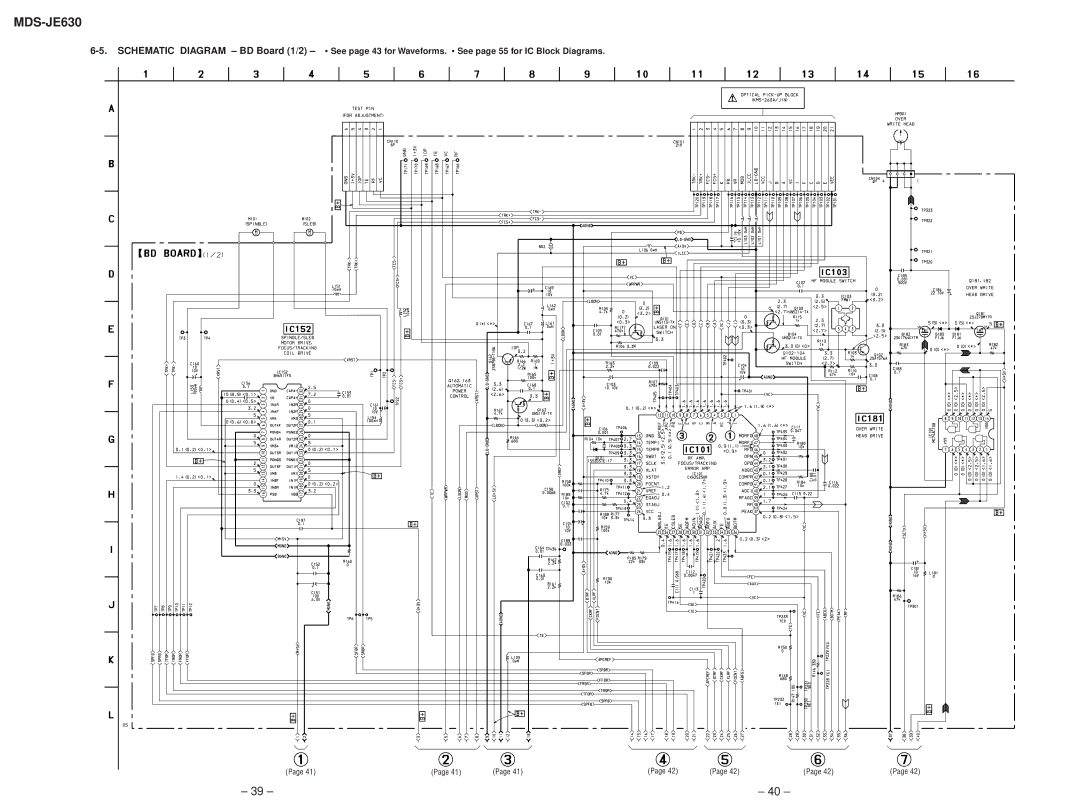 Sony MDS-JE630 service manual 