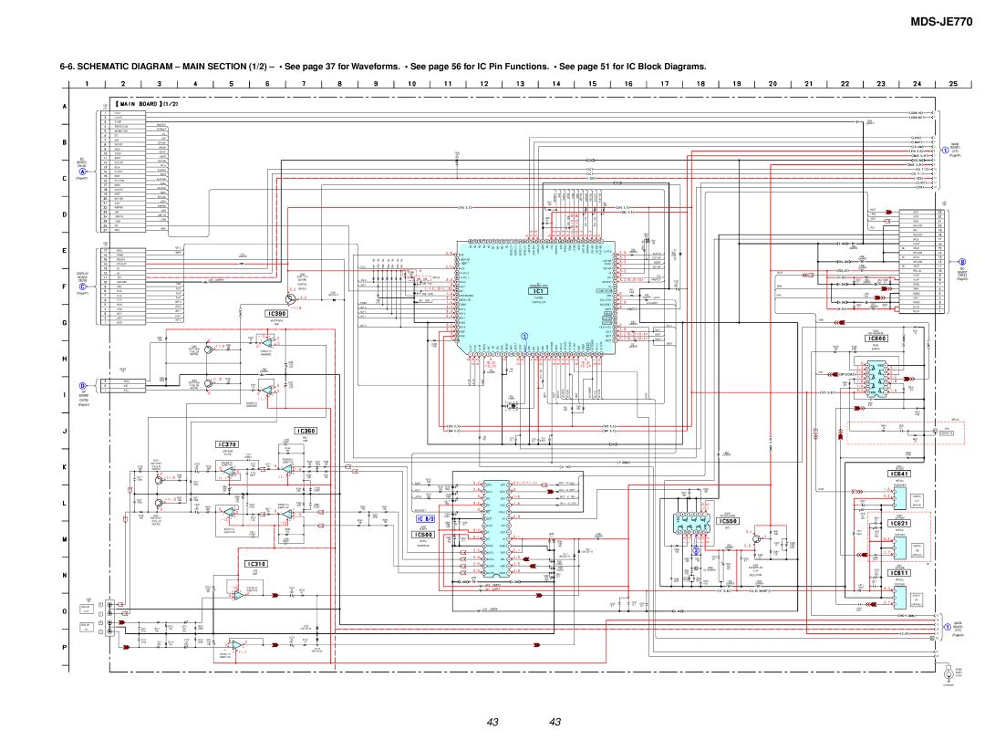 Sony MDS-JE770 specifications Main 