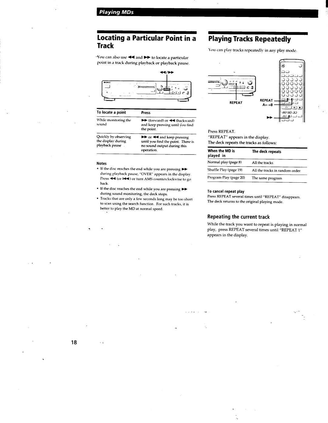 Sony MDSJE510, MDS-JE500 manual 