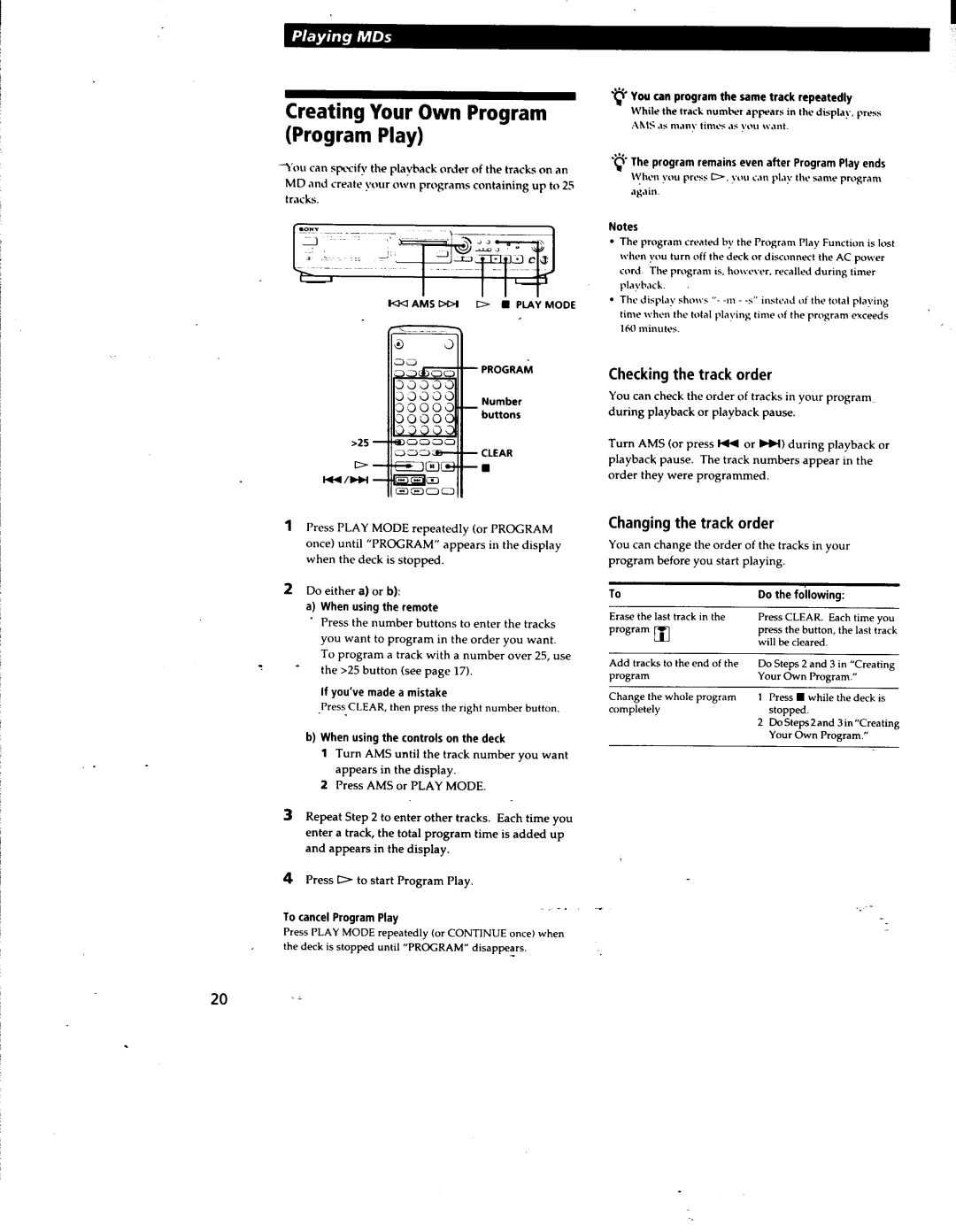 Sony MDSJE510, MDS-JE500 manual 