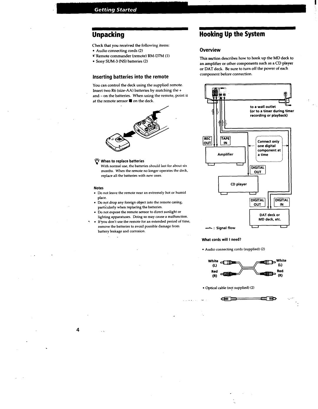 Sony MDSJE510, MDS-JE500 manual 