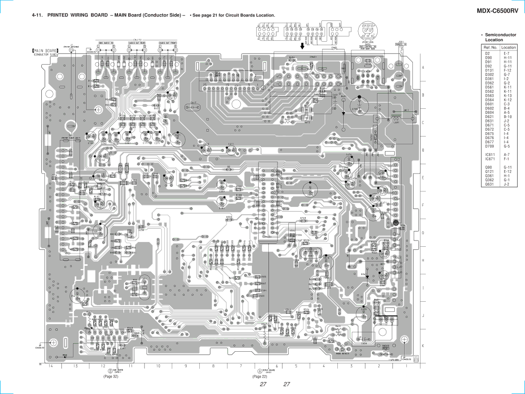 Sony MDX-C6500RV service manual ATT Batt GND RL+ FL+ FR+ RR+ REM ACC 