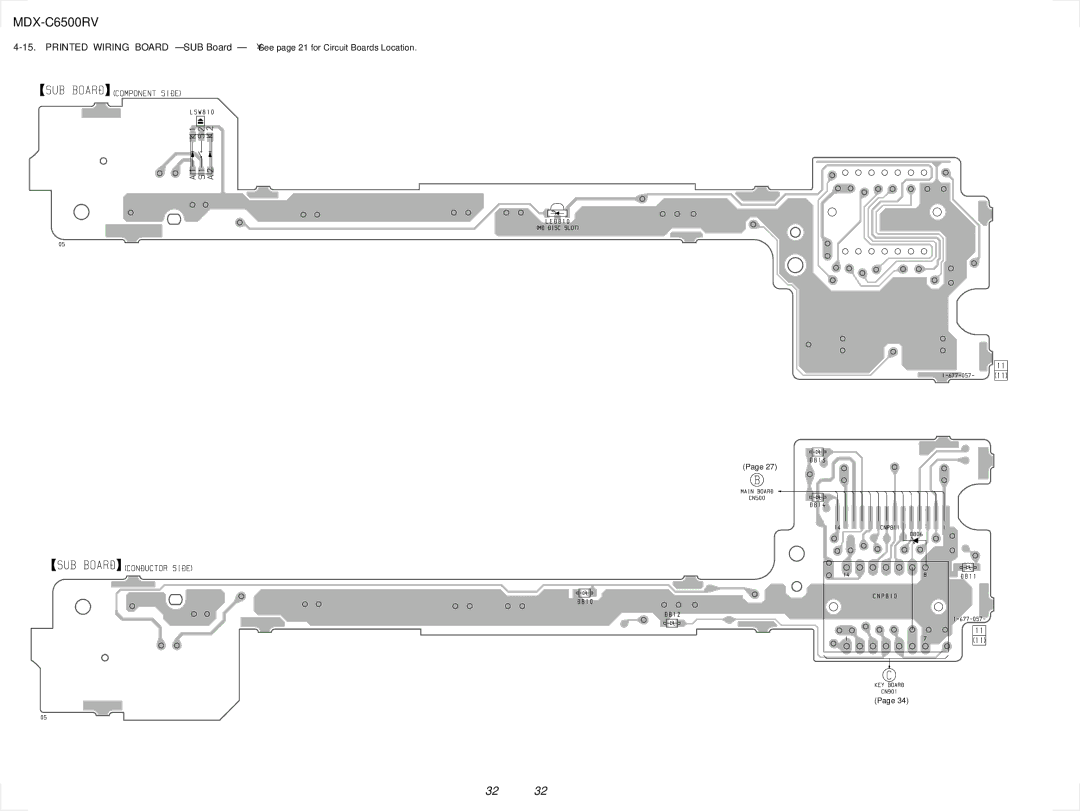 Sony MDX-C6500RV service manual 