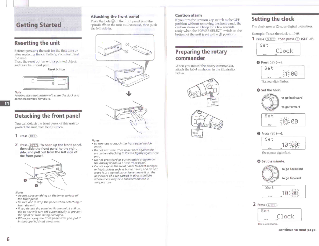 Sony MDX-C8900 manual 