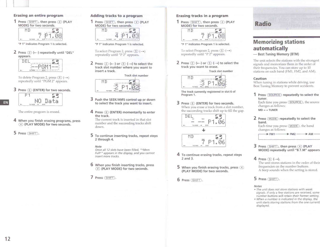 Sony MDX-C8900 manual 