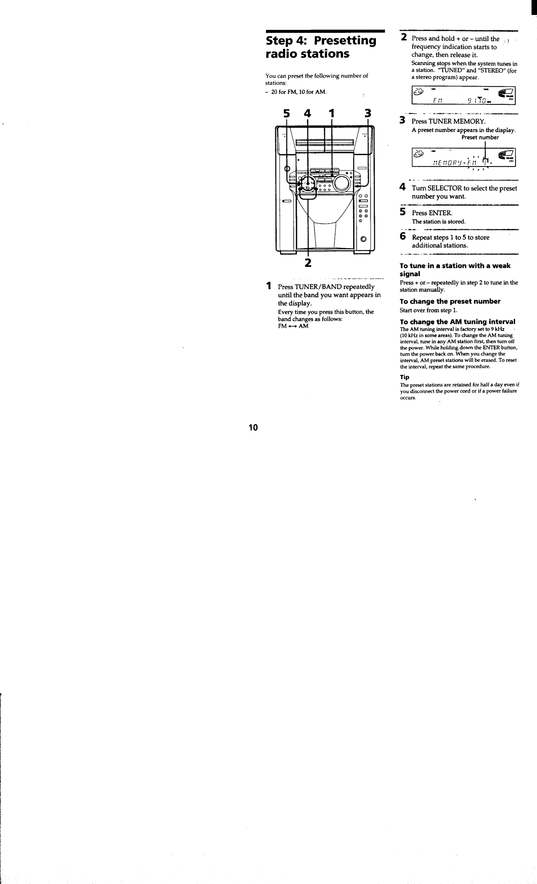 Sony MHC-MC3AV, MHC-MC1 manual 