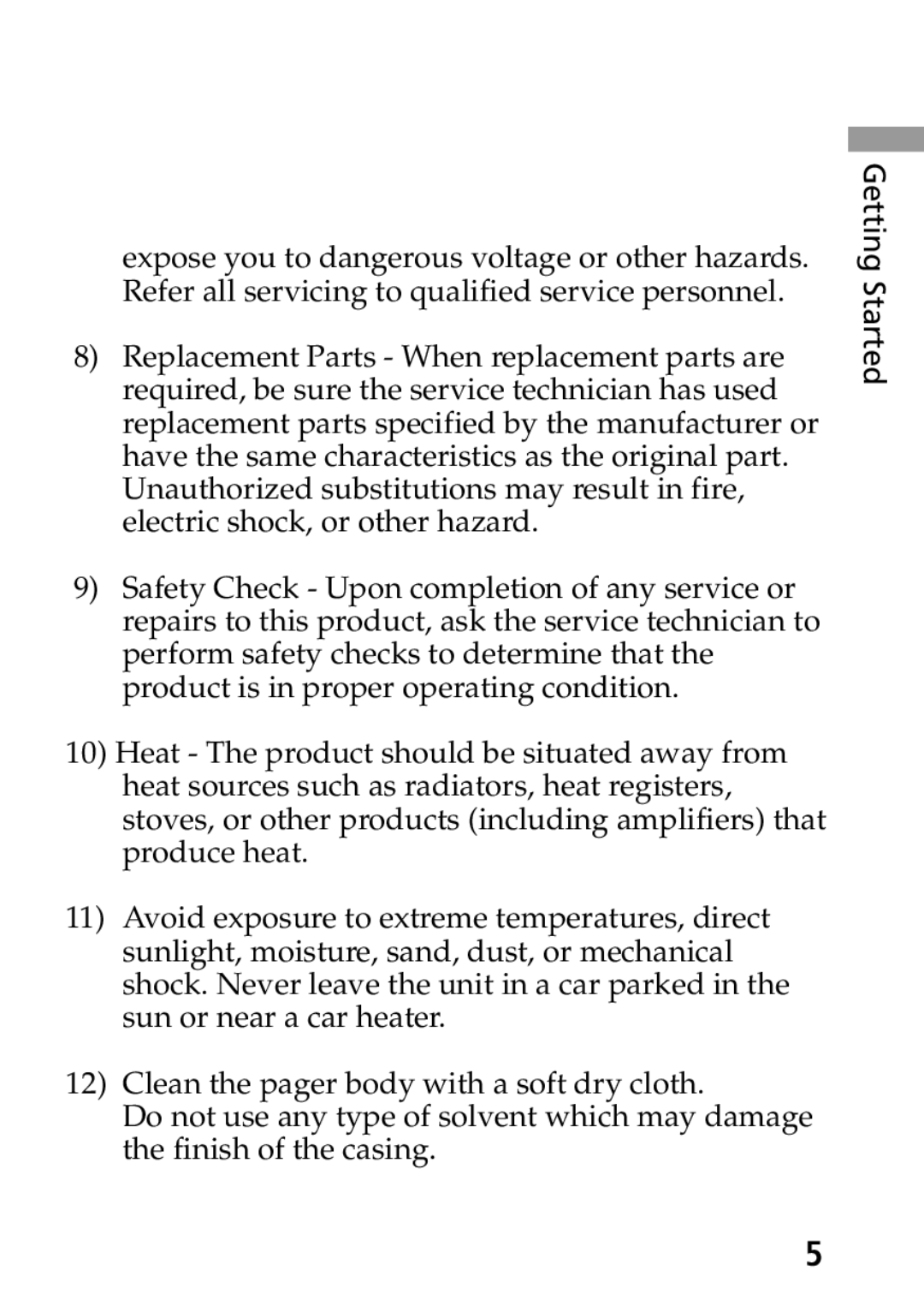 Sony MP-7001 operating instructions Getting Started 