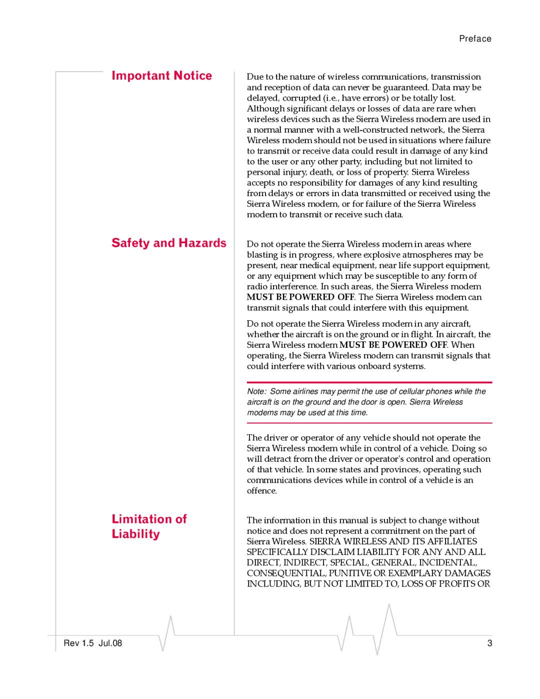 Sony MP595 manual Important Notice Safety and Hazards Limitation Liability 