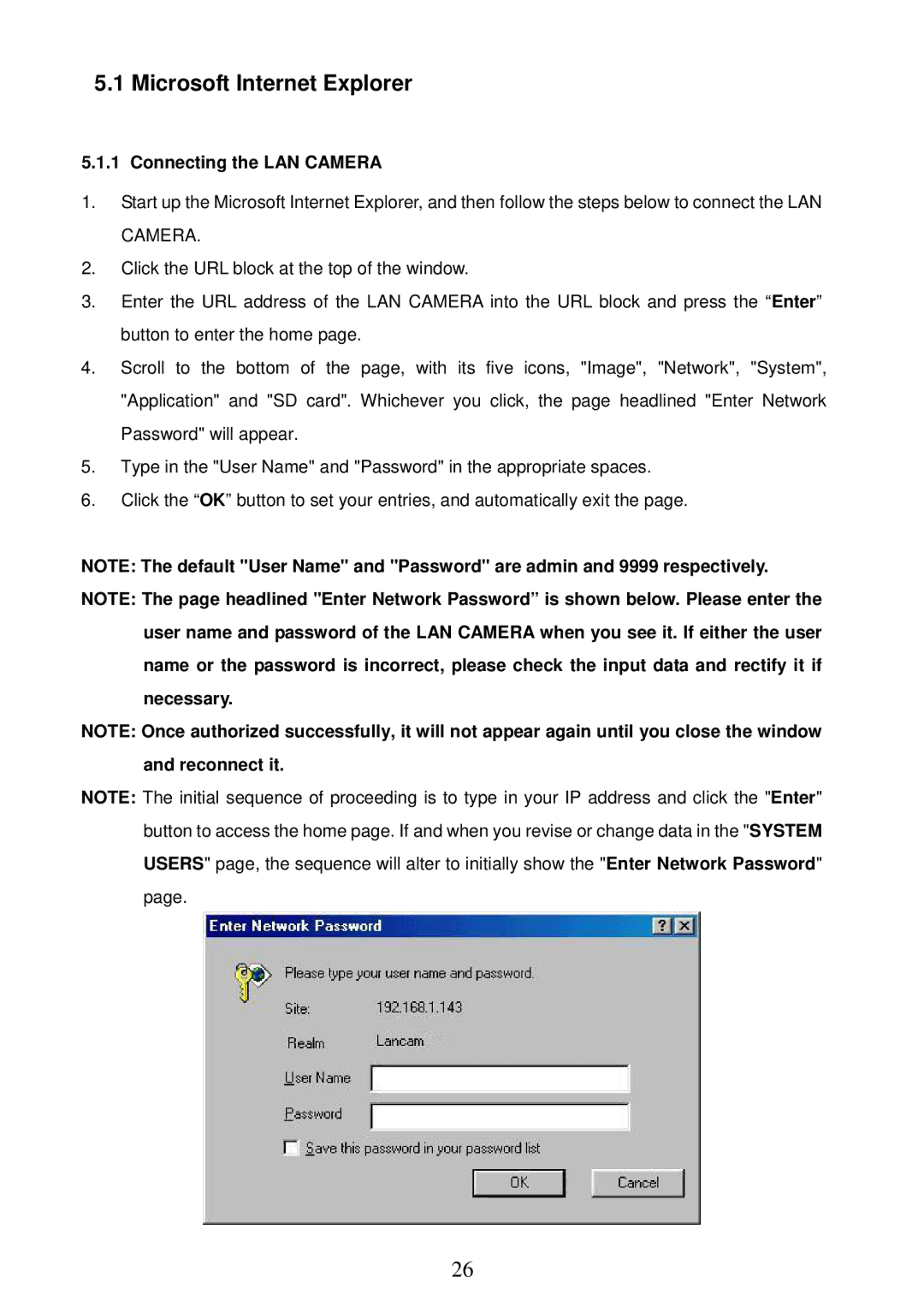 Sony MPEG4 LAN Camera operation manual Microsoft Internet Explorer, Connecting the LAN Camera 