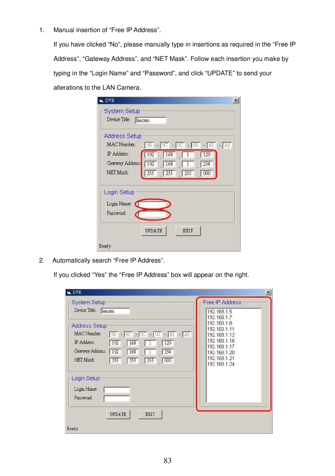 Sony MPEG4 LAN Camera operation manual 