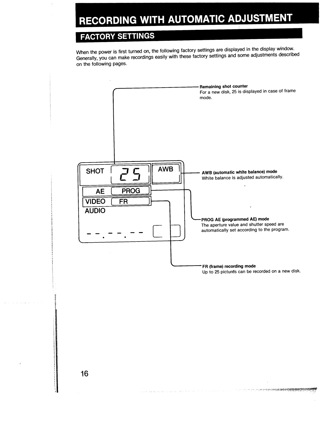 Sony MVC-A7AF manual 