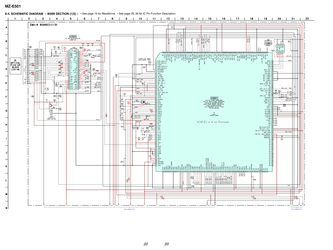 Sony MX-E501 service manual Oprledgh 