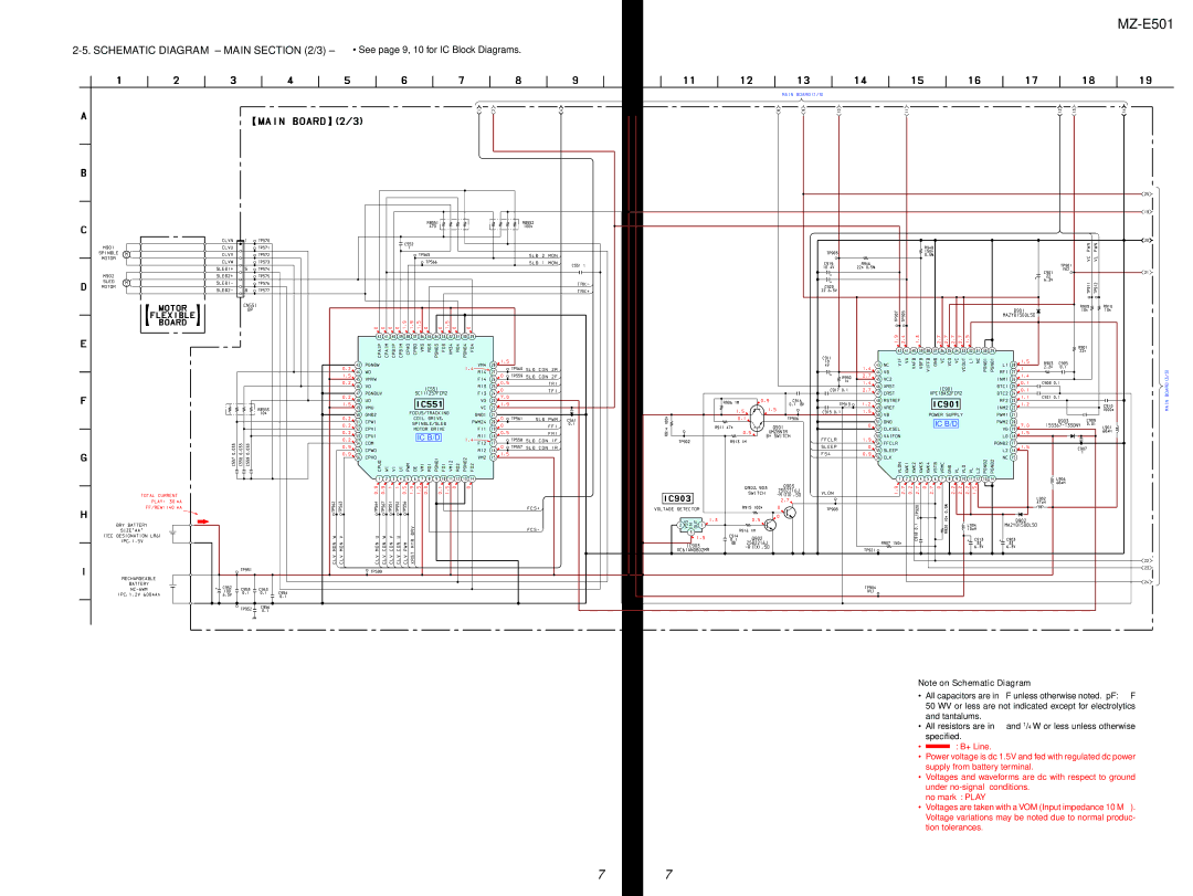 Sony MX-E501 service manual Tantalums 