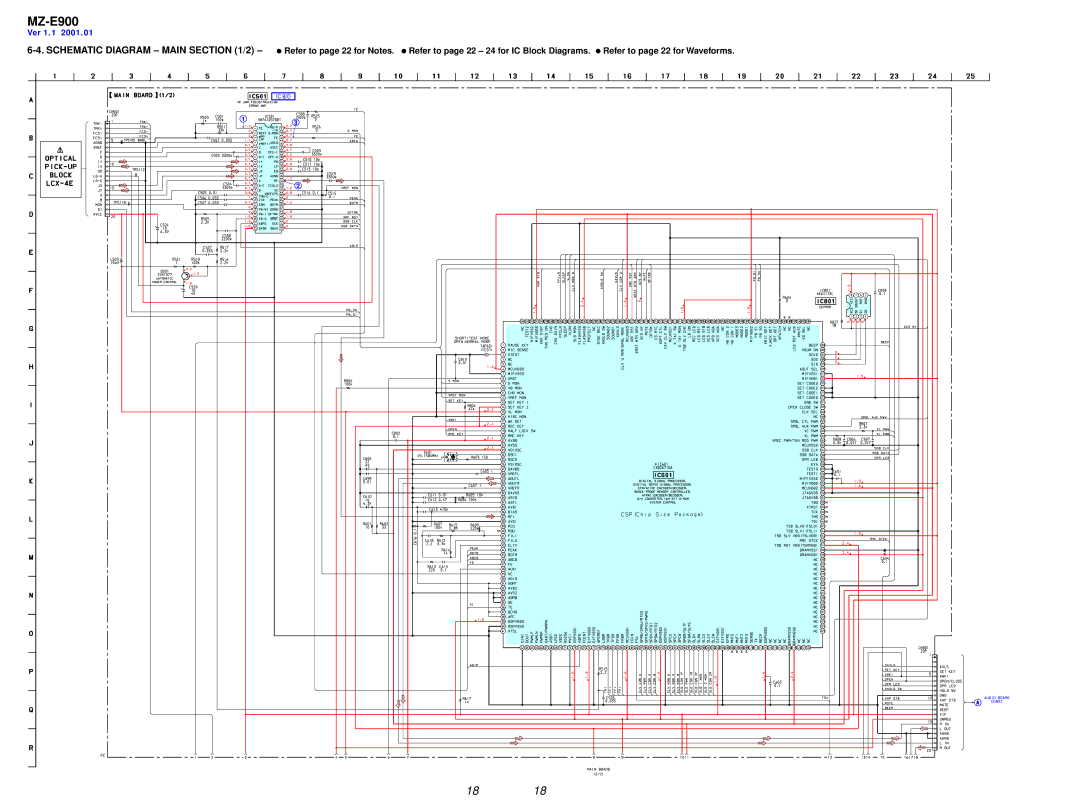 Sony MZ-E900 specifications Ic B/D 