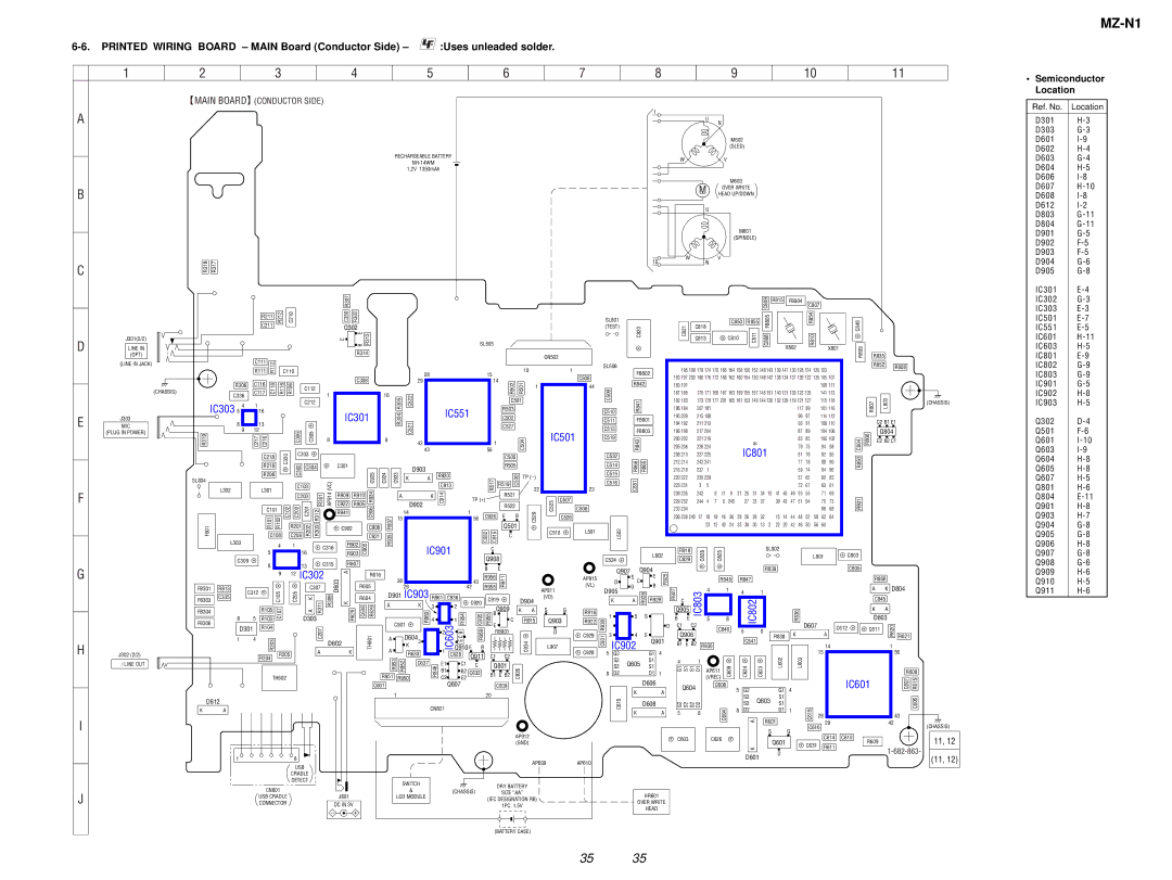 Sony MZ-N1 service manual IC301 