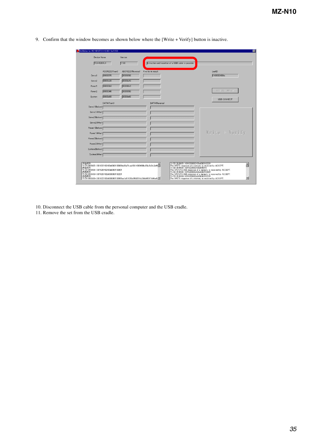 Sony MZ-N10 service manual 