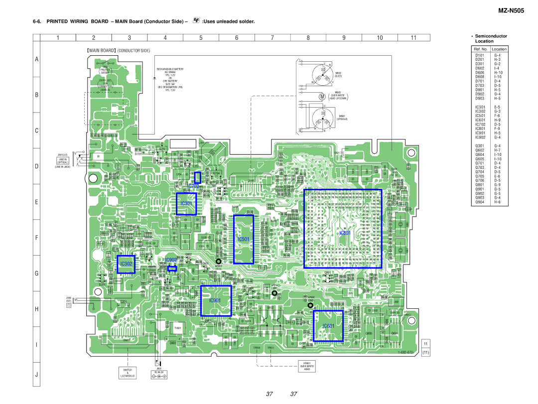 Sony MZ-N505 service manual IC902 