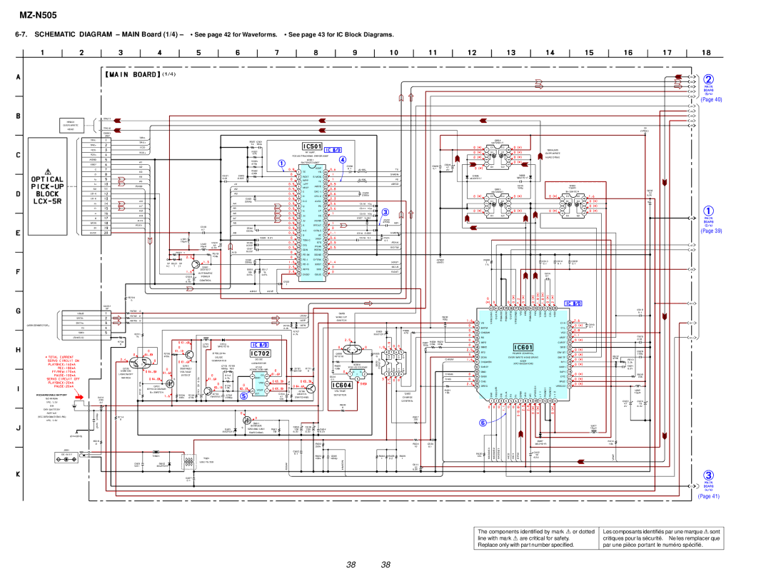 Sony MZ-N505 service manual VRECIN1 Outa PGND2 