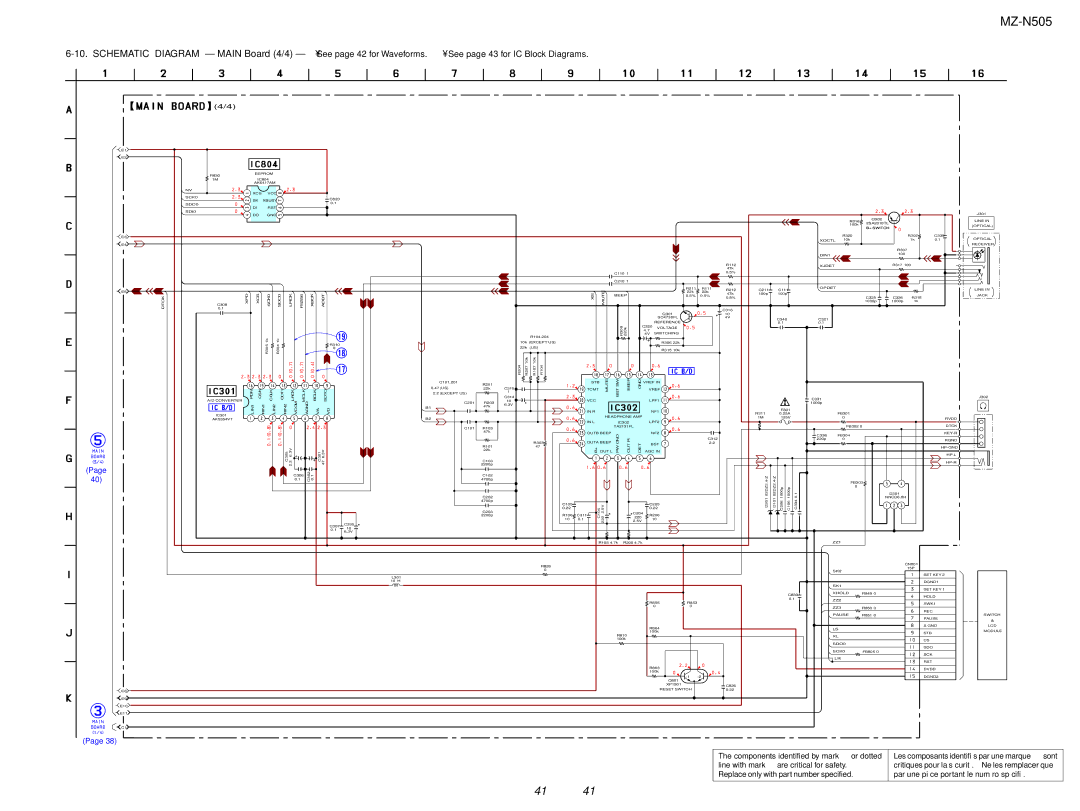 Sony MZ-N505 service manual Kct 