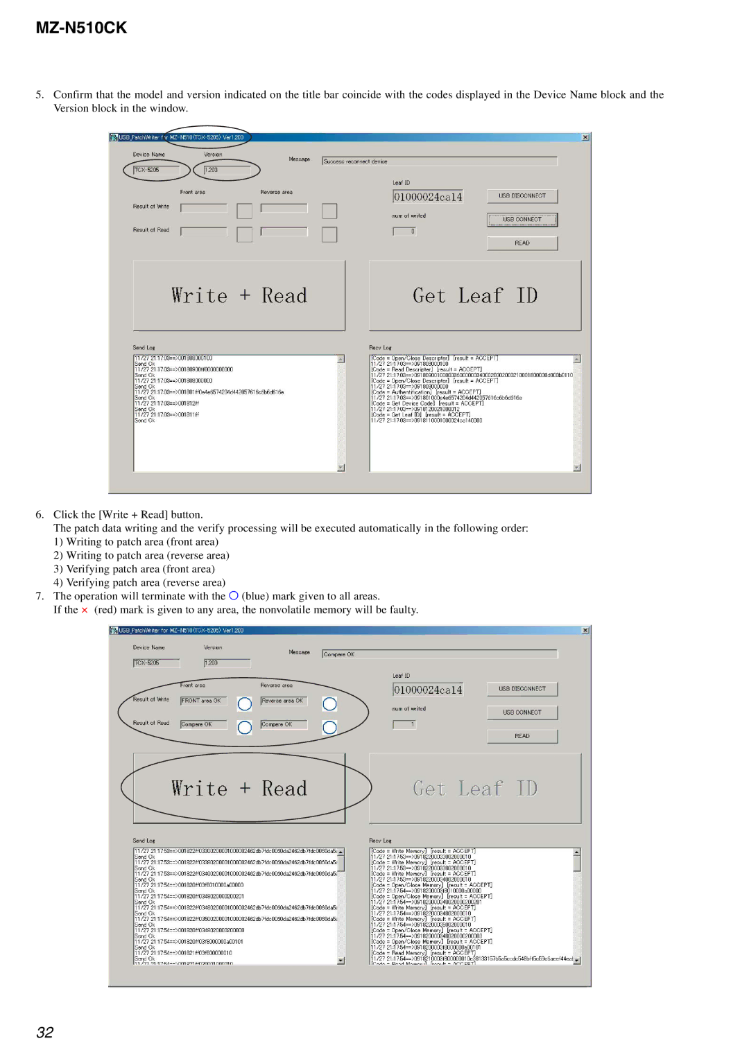 Sony MZ-N510CK service manual 