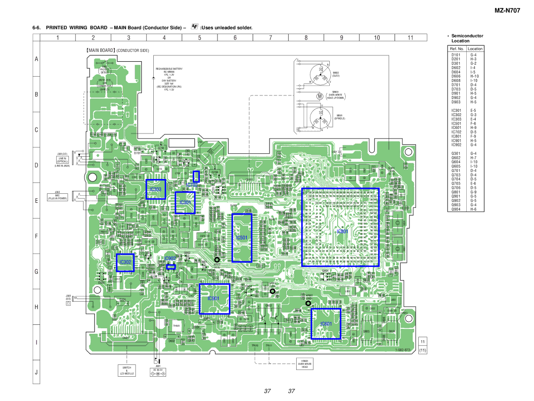 Sony MZ-N707 service manual IC902 
