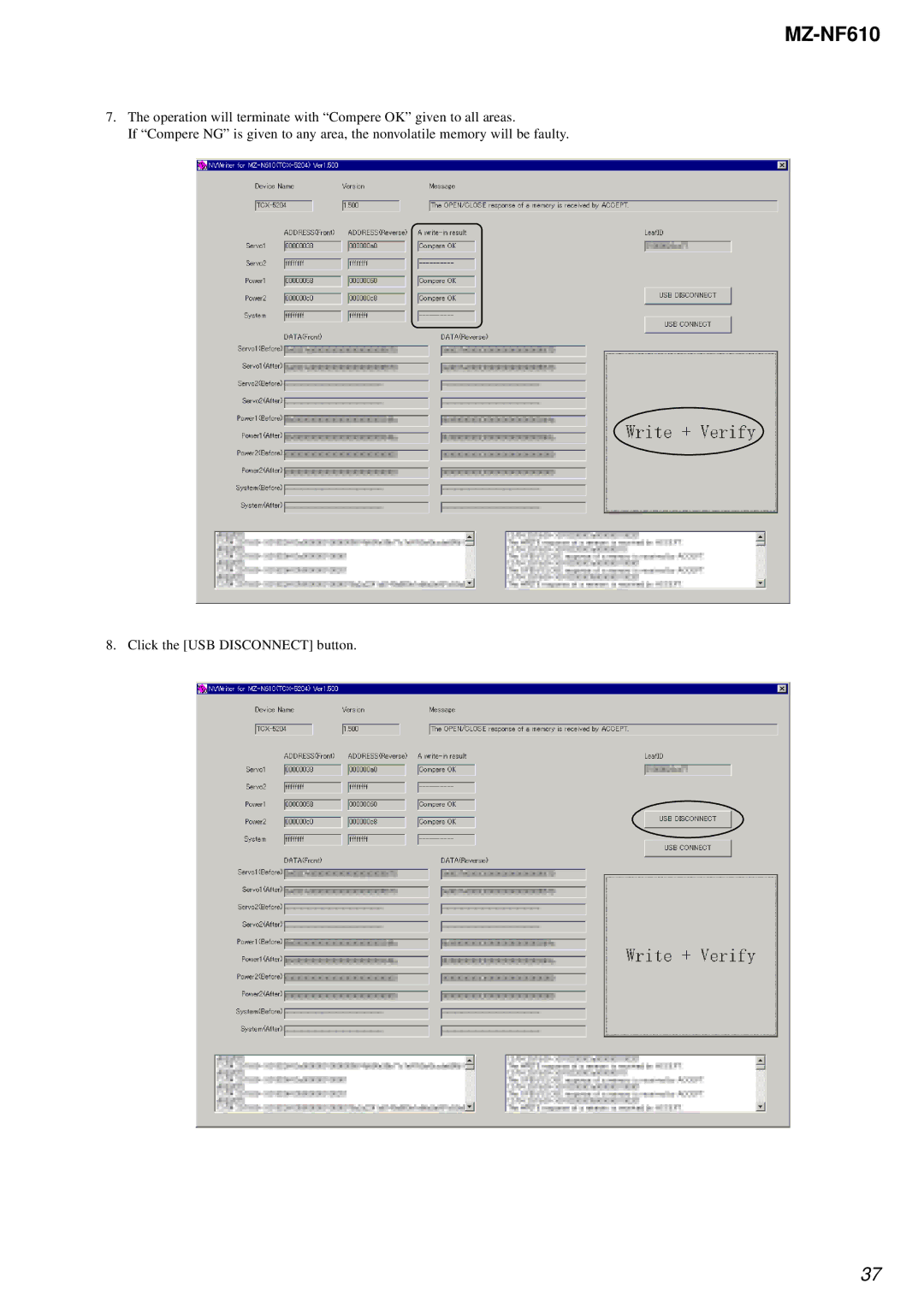 Sony MZ-NF610 service manual 