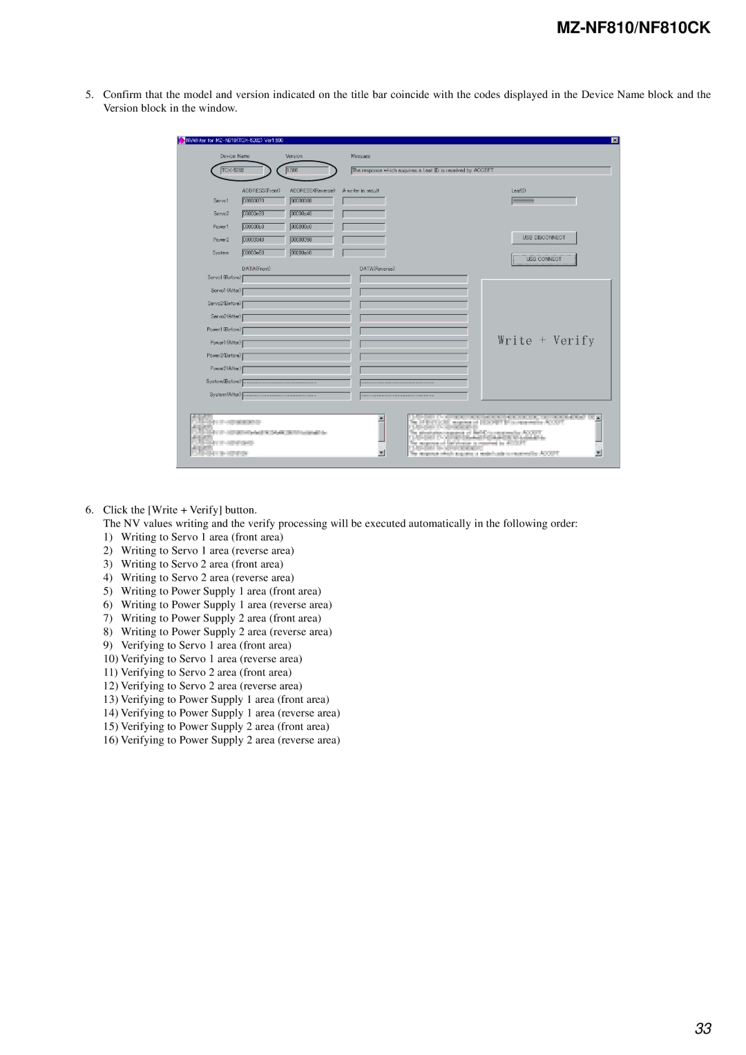 Sony service manual MZ-NF810/NF810CK 