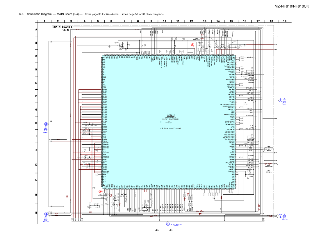 Sony MZ-NF810 service manual R822 R824 47k 220k 470k 