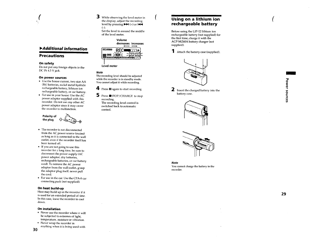 Sony MZ-R3 manual 