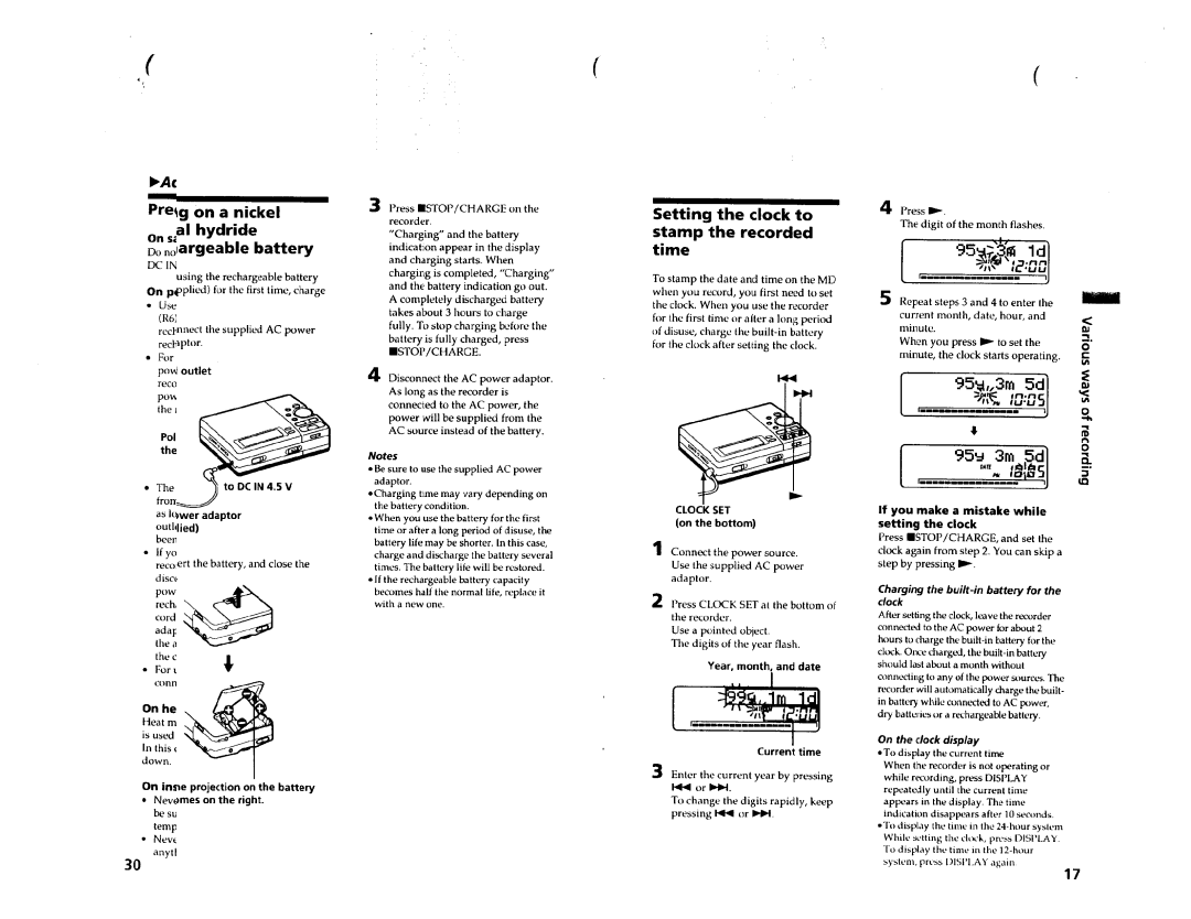 Sony MZ-R3 manual 