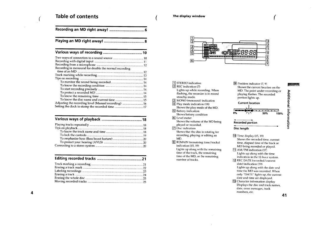 Sony MZ-R3 manual 