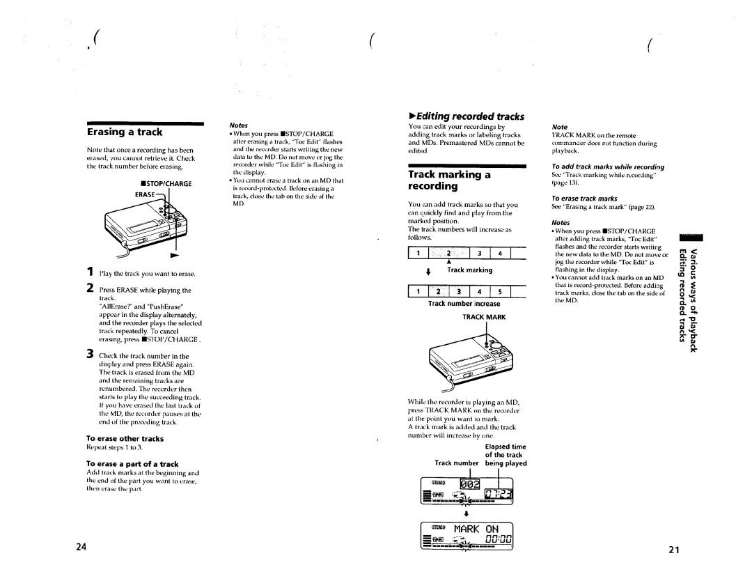 Sony MZ-R3 manual 