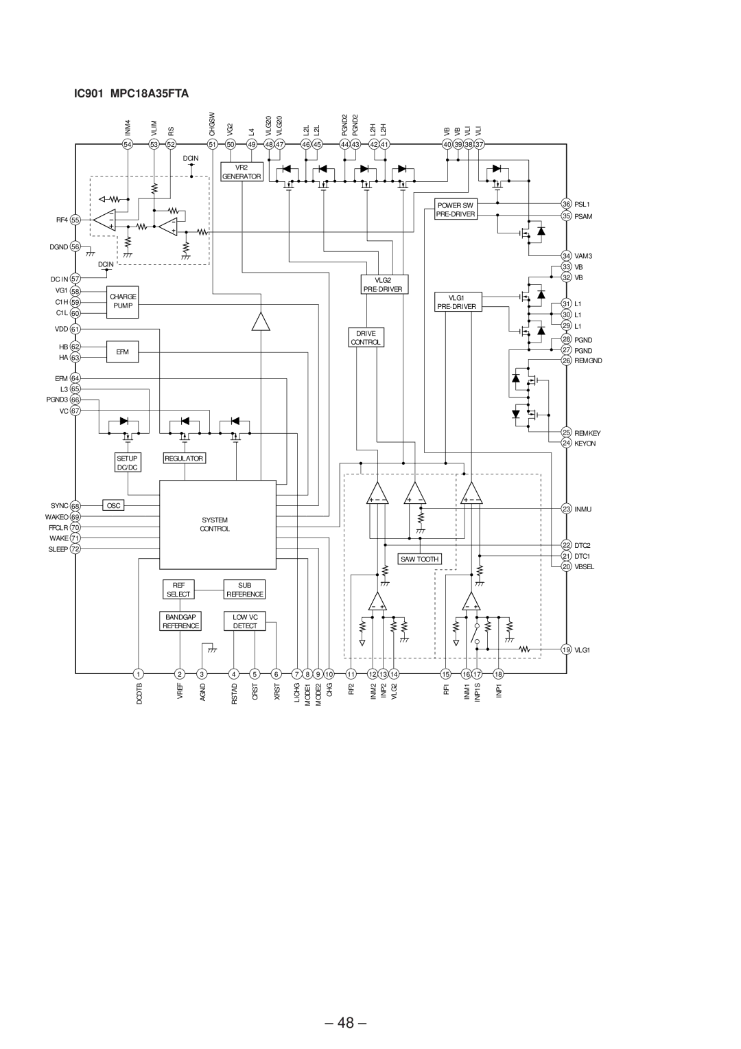 Sony MZ-R37 specifications IC901 MPC18A35FTA 