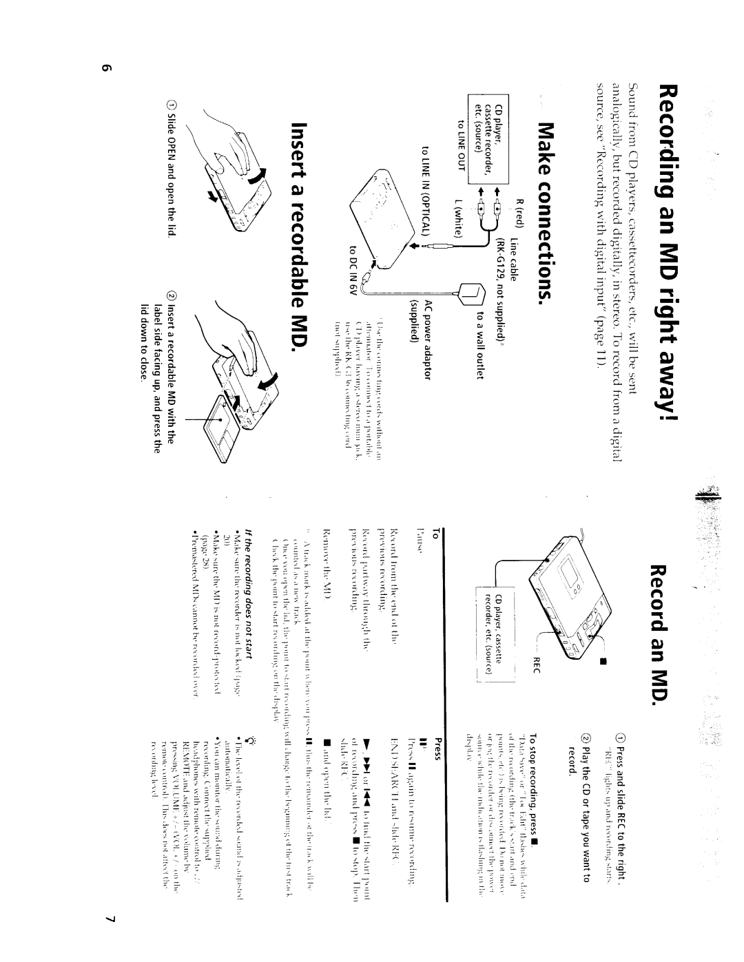 Sony MZ-R50 manual 