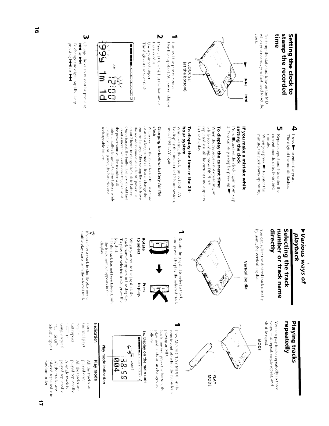 Sony MZ-R50 manual 