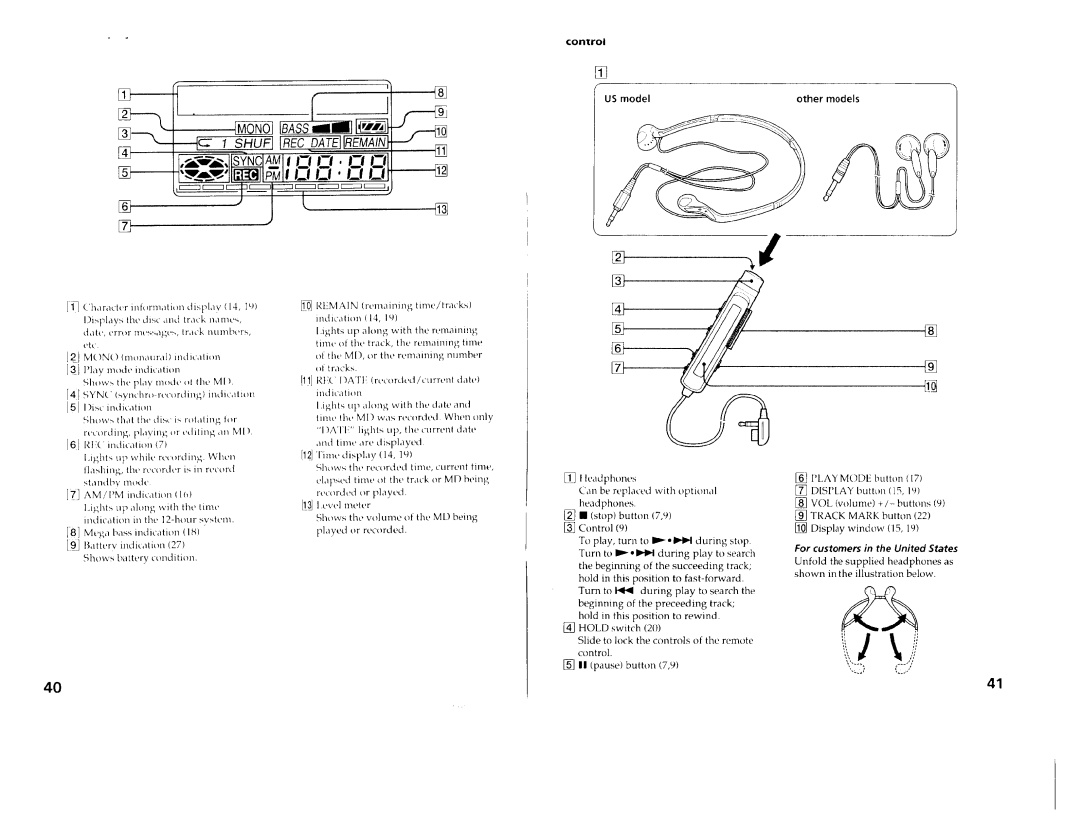 Sony MZ-R55 manual 