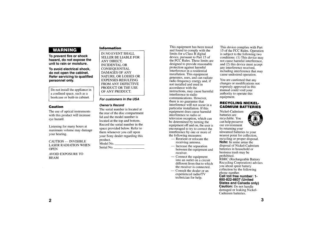 Sony MZ-R700PC, MZ-R700DPC manual 