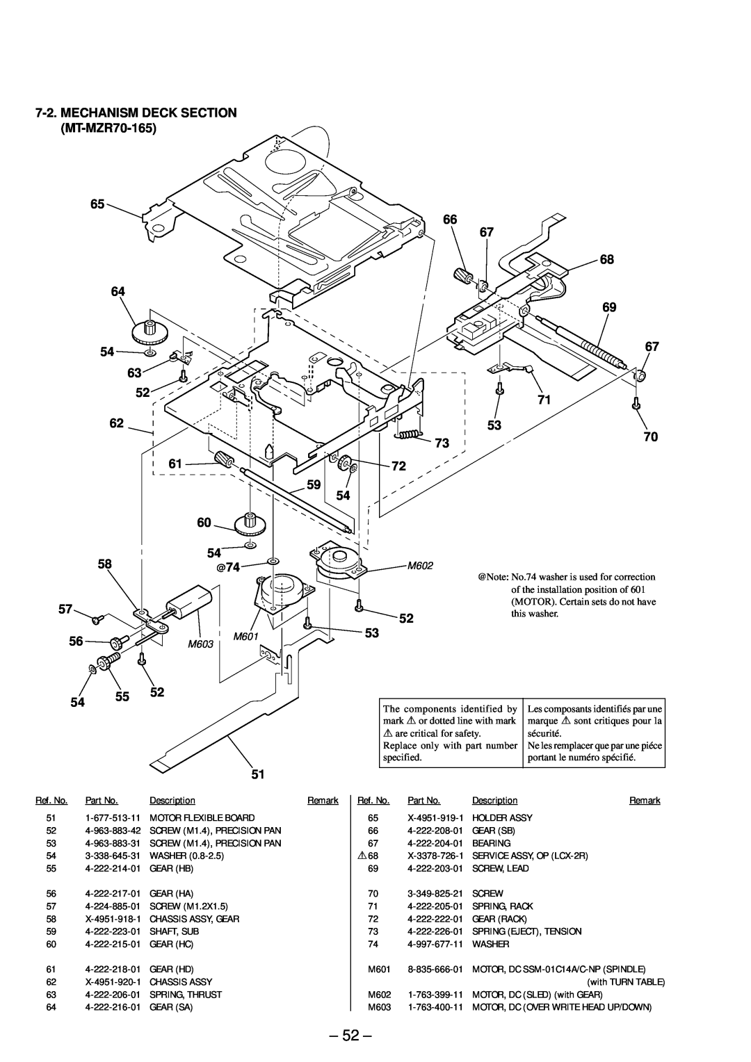 Sony MZ-R90/R91, MT-MZR70-165 service manual 