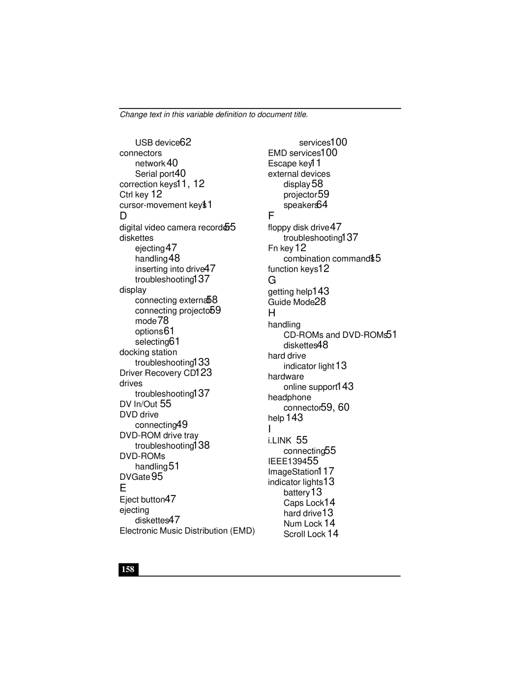 Sony Notebook Computer manual 158 