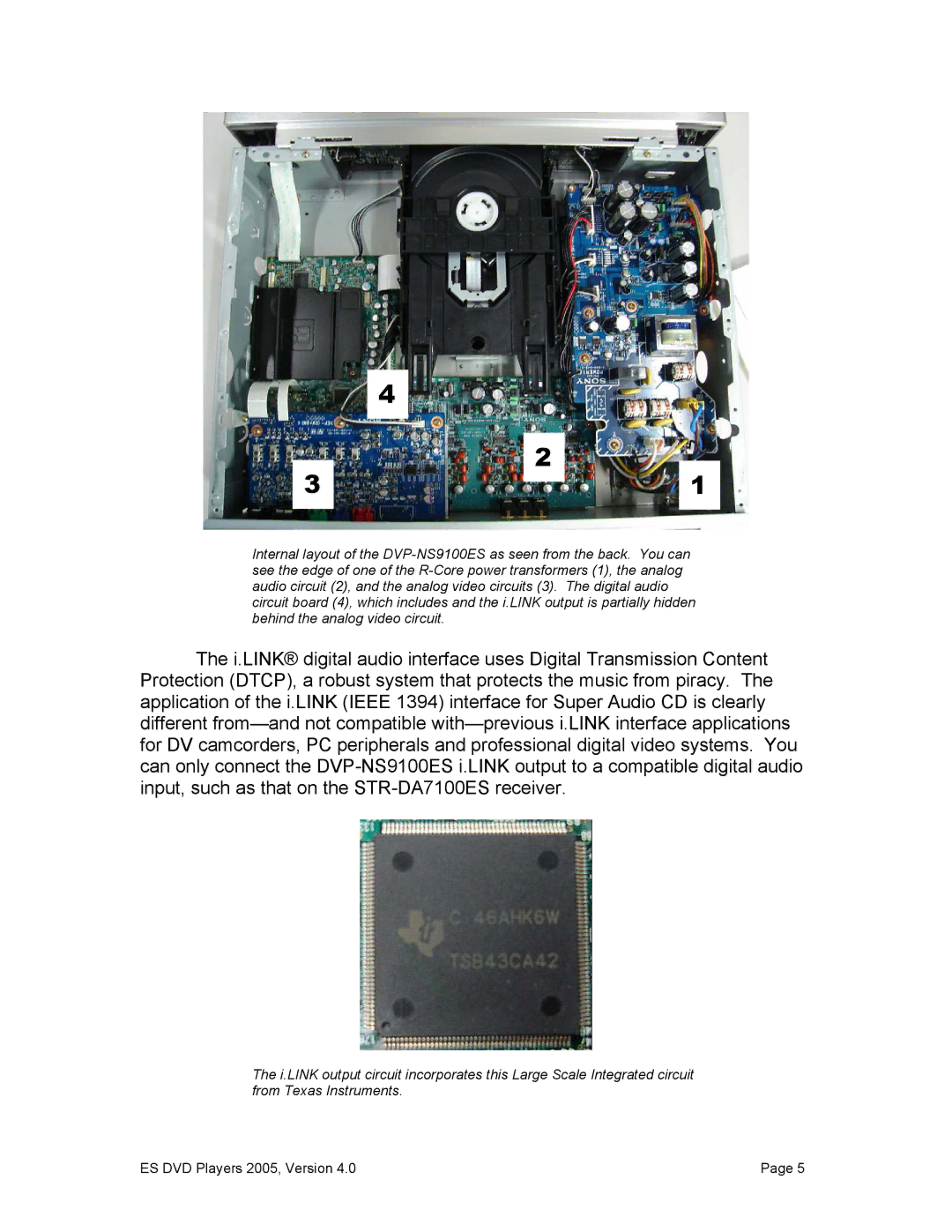 Sony DVP-NS9100ES, NS3100 manual ES DVD Players 2005, Version 