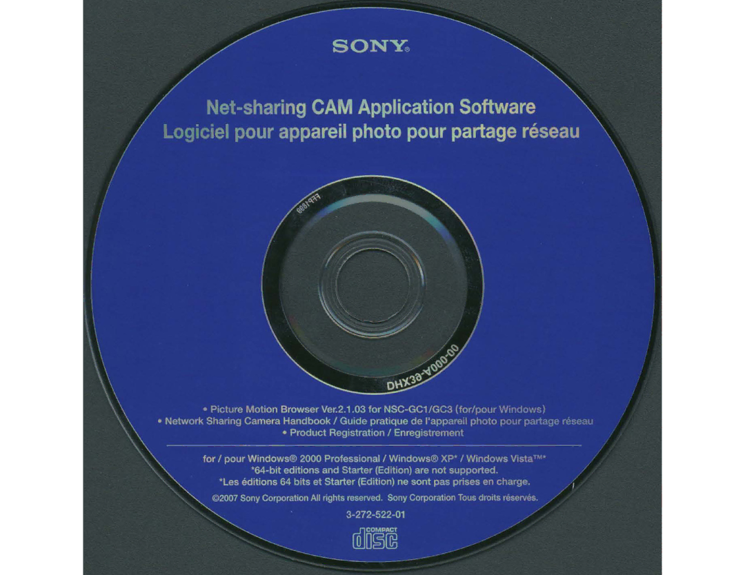 Sony NSC-GC1/GC3 instruction manual 