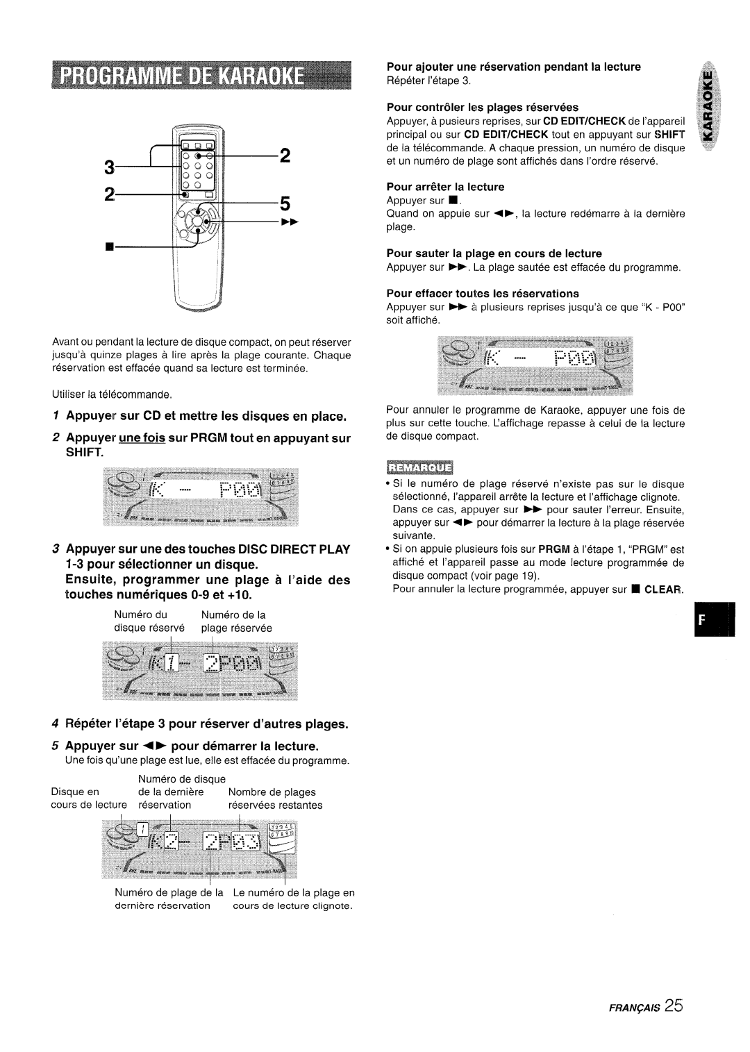 Sony NSX-A767 Pour aiouter une, Pendant La lecture, ~fi, Pour arr&er la lecture, Pour sauter la plage en tours de lecture 