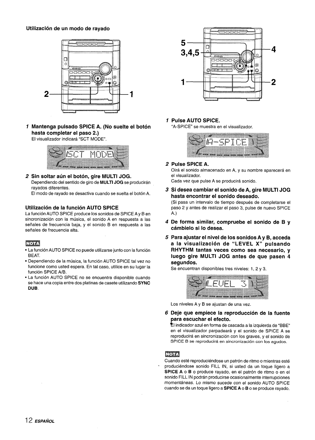 Sony NSX-A777 manual Spice 