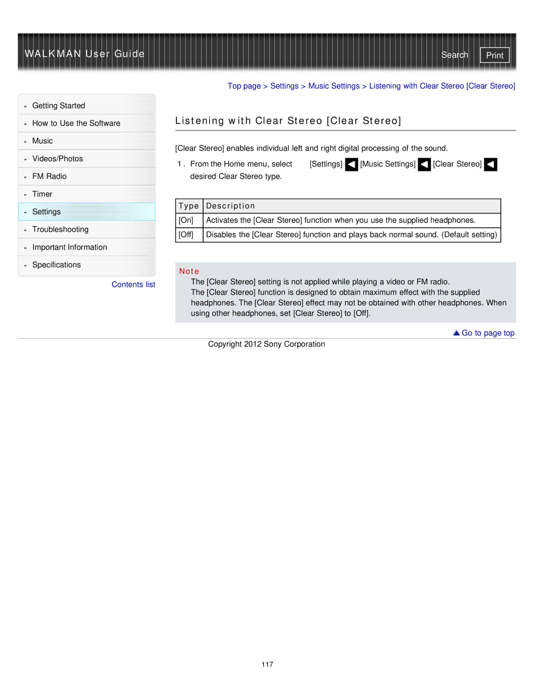 Sony NWZ-E375, NWZ-E373, NWZ-E374RED specifications 117 