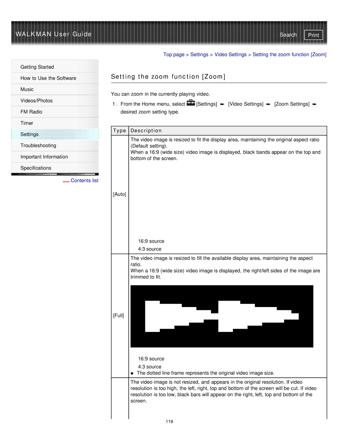 Sony NWZ-E374RED, NWZ-E375, NWZ-E373 specifications 119 