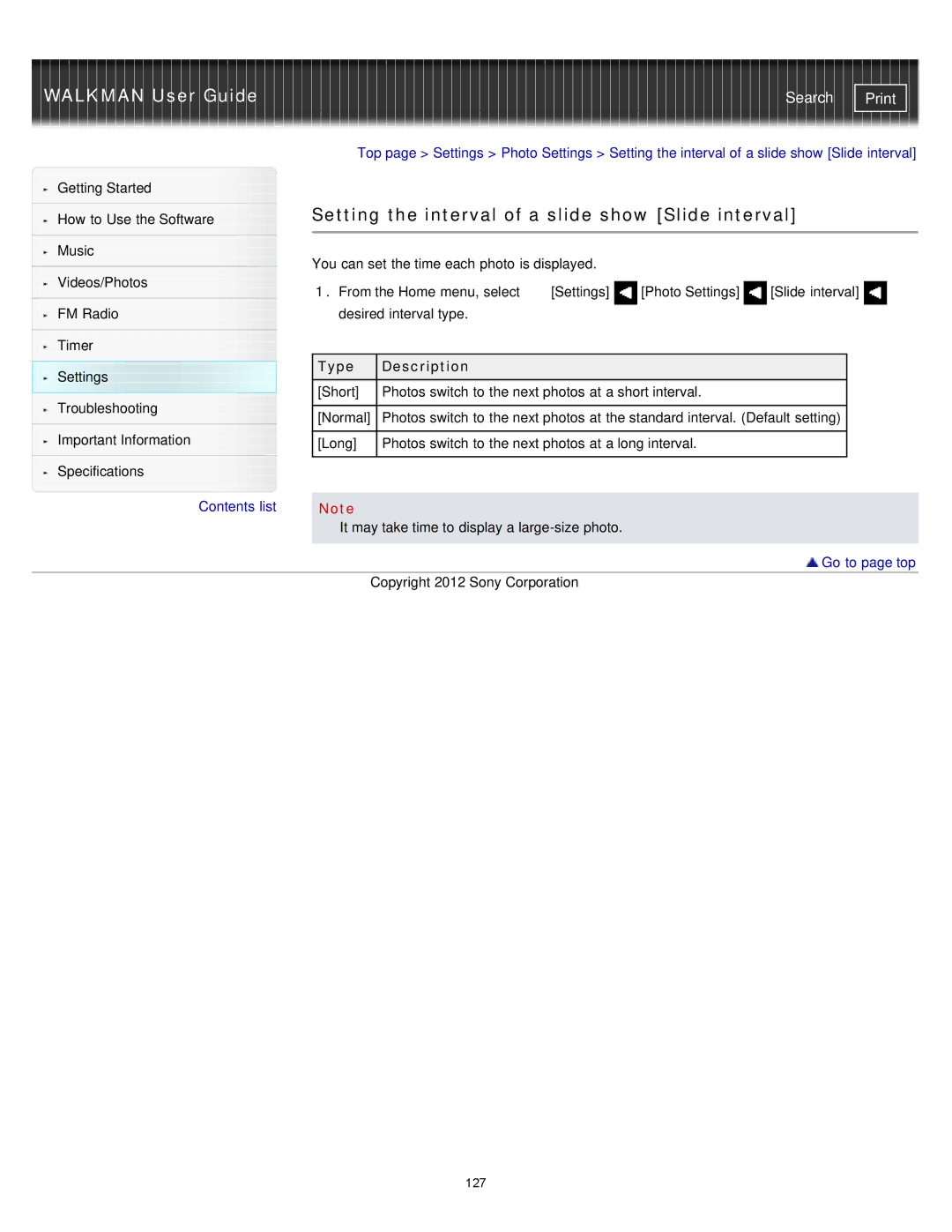 Sony NWZ-E374RED, NWZ-E375, NWZ-E373 specifications 127 