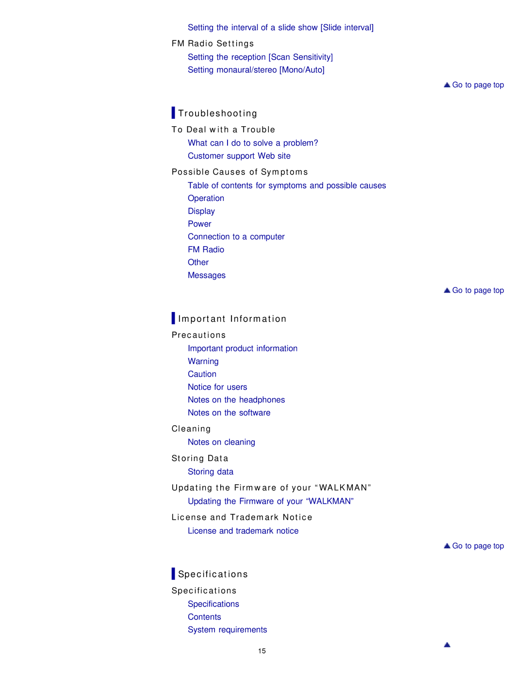 Sony NWZ-E374RED, NWZ-E375, NWZ-E373 specifications Troubleshooting, Cleaning Storing Data 